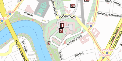 Stadtplan Wawel