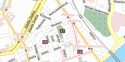 Remuh-Synagoge Stadtplan